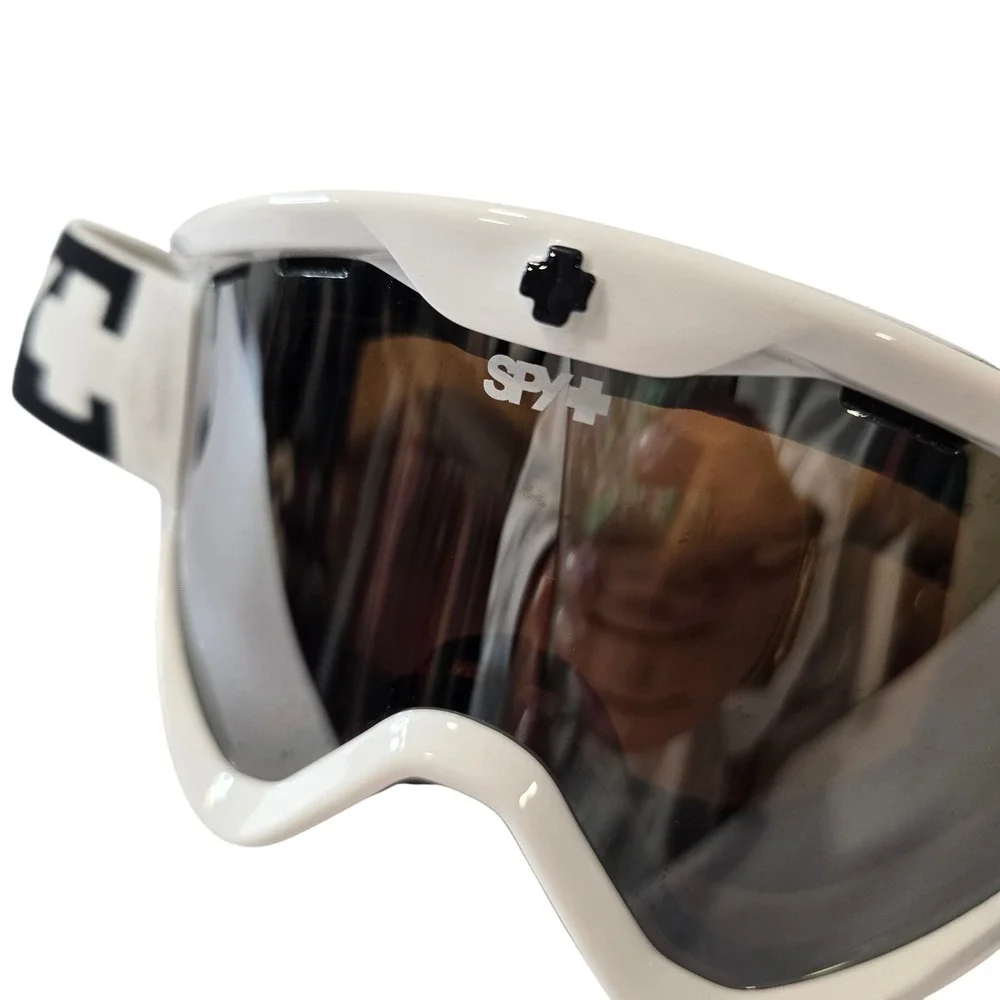 Spy Optic Snow Goggles‎ Unisex One Size White Mirrored Lens Ski Snowboard